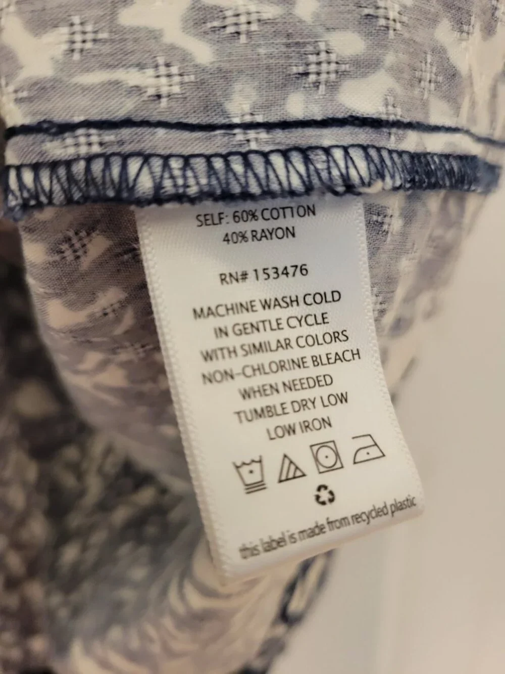 Evereve Shay Mini Dress  Navyprint - Size xs - Picture 5 of 5